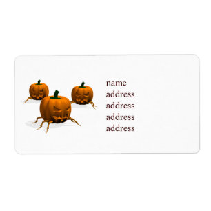 Etiqueta Inseto de Halloween