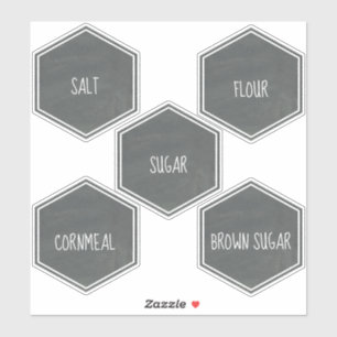 Etiqueta inspirada quadro do cartucho da cozinha