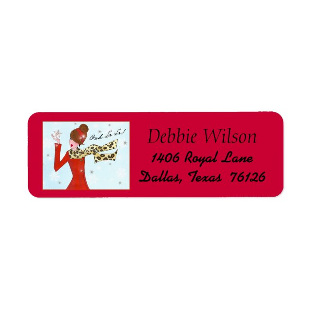 Etiqueta Inverno de um Diva / Ooh La La! (Frente)