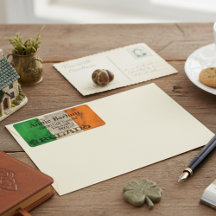 Irelands Rustic Flag Address Labels