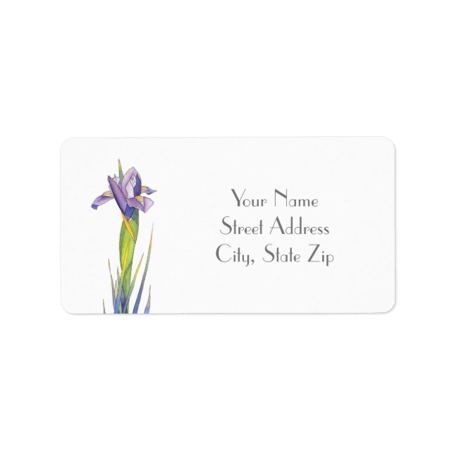 Etiqueta Iris (Frente)