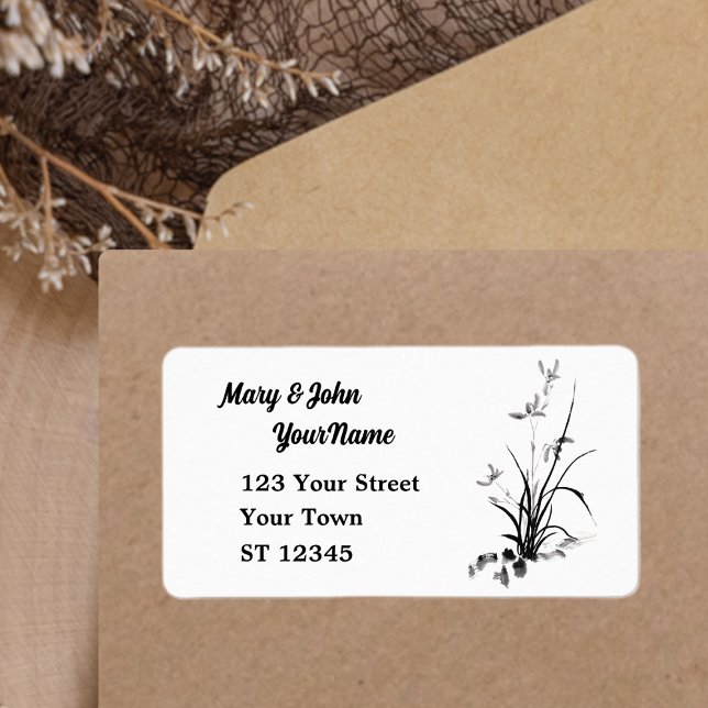 Etiqueta Íris chinesa - bw (Criador carregado)