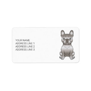 Etiqueta Isabella French Bulldog / Frenchie Cute Dog & Text
