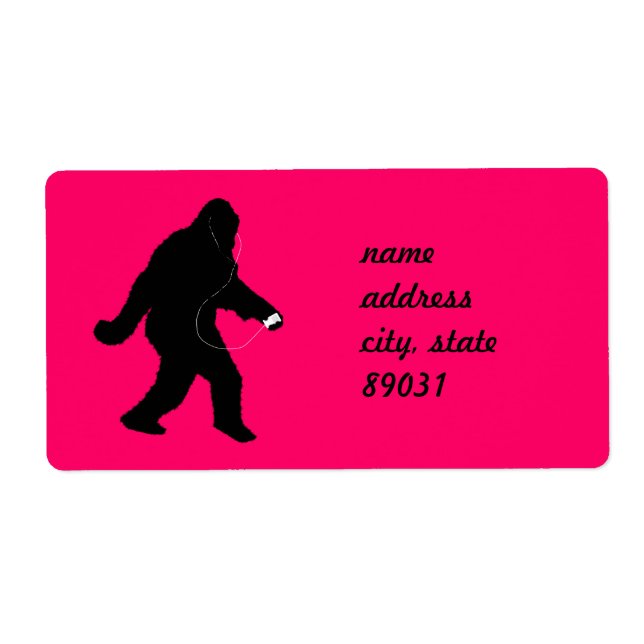 Etiqueta iSquatch foi esmagar (Frente)