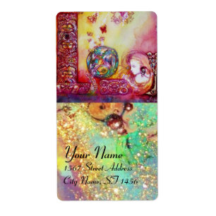 ETIQUETA JARDIM DAS SOMBAS PERDIDAS/FEIRAS E BORRACHAS