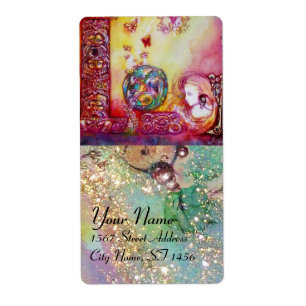 ETIQUETA JARDIM DAS SOMBAS PERDIDAS/FEIRAS E BORRACHAS