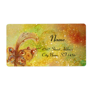 Etiqueta JARDIM DAS SOMBRAS PERDIDAS, verde-amarelo