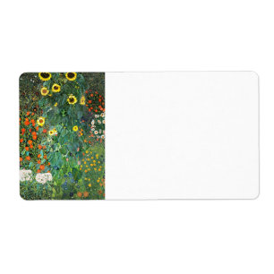 Etiqueta Jardim de girassol