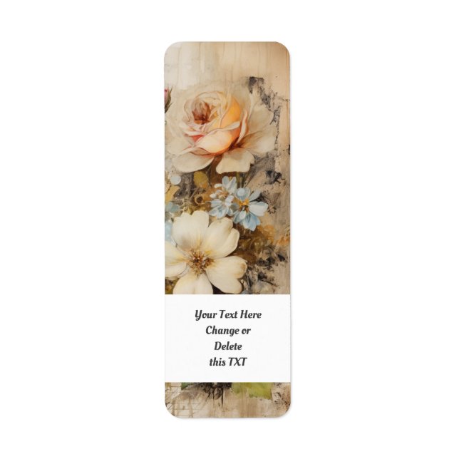 Etiqueta Jardim Flor 405c (Frente)