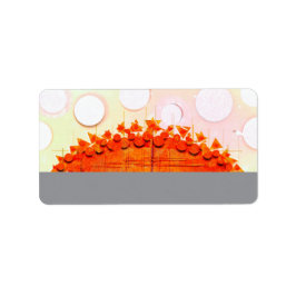 Etiqueta JESSICA ANNE FRANK SUN Return Address Label