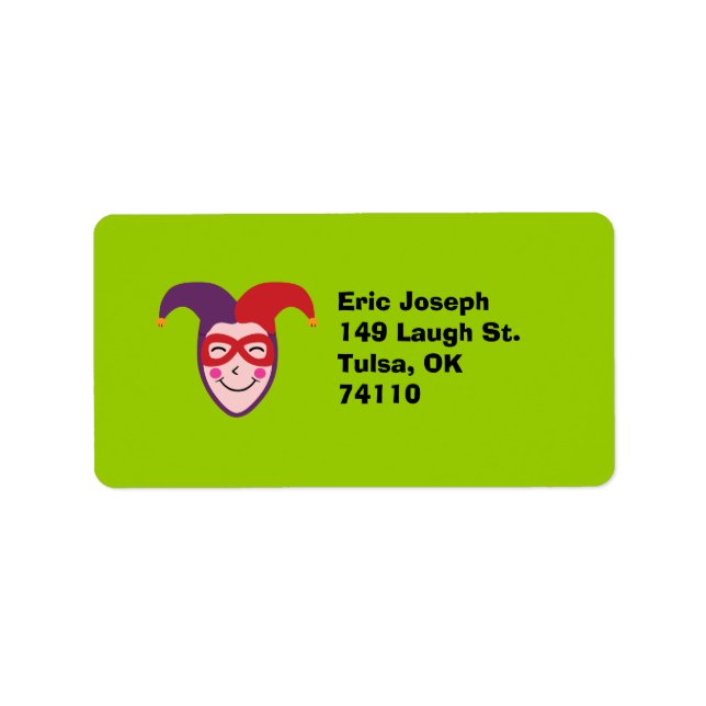 Etiqueta Jester (Frente)