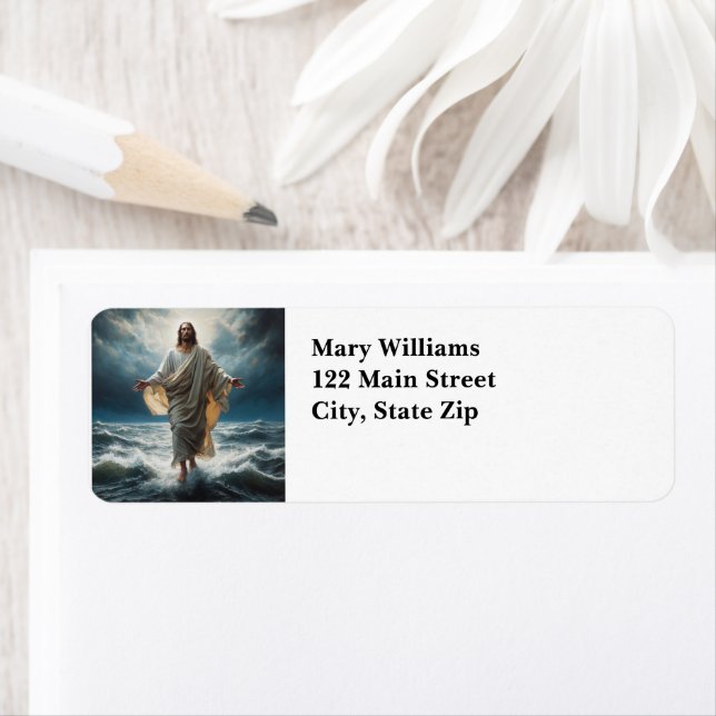 Etiqueta Jesus Endereço de Devolução (Insitu)