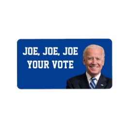 Etiqueta Joe, Joe, seu voto