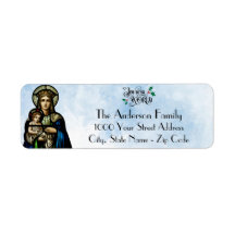 Joy To The World Return Address Label (Joy Para A