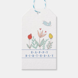 Etiqueta Joyful Garden Bird Gift