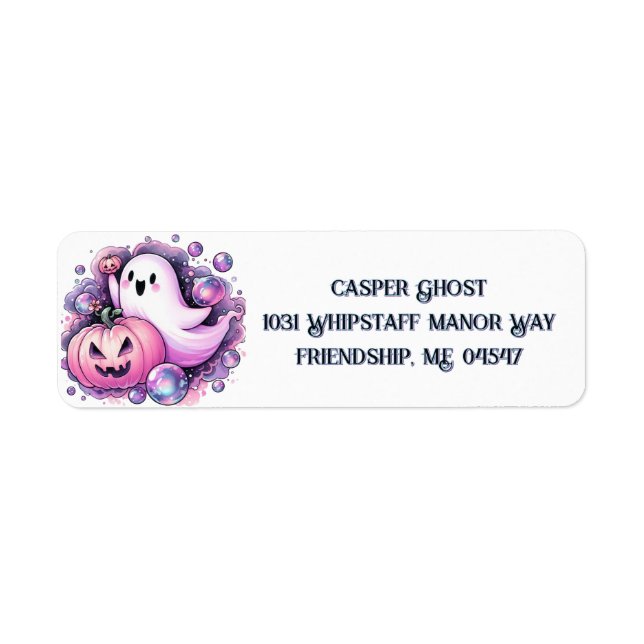 Etiqueta Joyful Ghost (Frente)