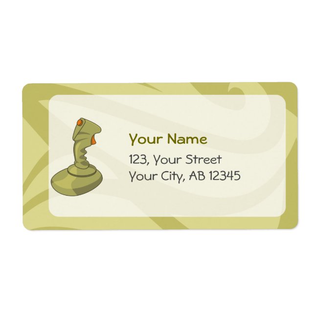 Etiqueta Joystick (Frente)