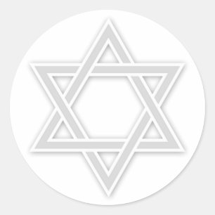 Etiqueta judaica de Mitzvah do bar da estrela de