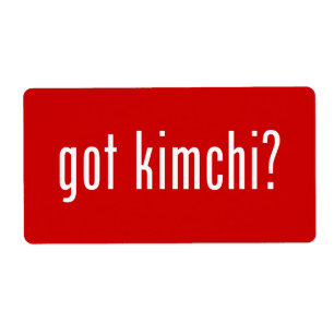 Etiqueta kimchi obtido?