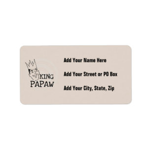 Etiqueta King Papaw T-shirts e presentes
