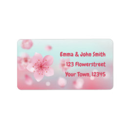 Etiqueta Kirschblüten - rosa mint | romantischer