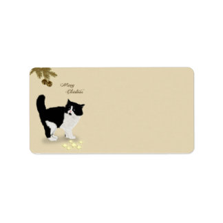 Etiqueta Kitten Natal