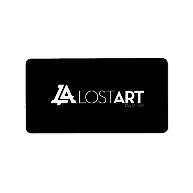 Etiqueta LA Black Labels (Frente)