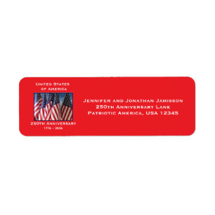 Etiqueta Laboratório de Bandeiras Patrióticas Americanas do