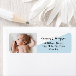 Etiqueta Laboratório Personalizado de Retorno de Foto para