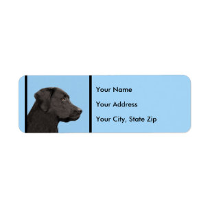 Etiqueta Labrador Retriever Black Pintura Original