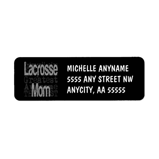Etiqueta Lacrosse Mãe Extraordinaire (Frente)