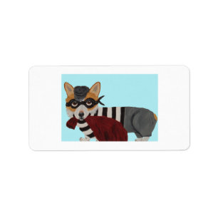 Etiqueta Ladrão de Guloseimas Welsh Corgi