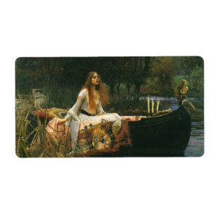 Etiqueta Lady Shalott On Boat por John William Waterhouse