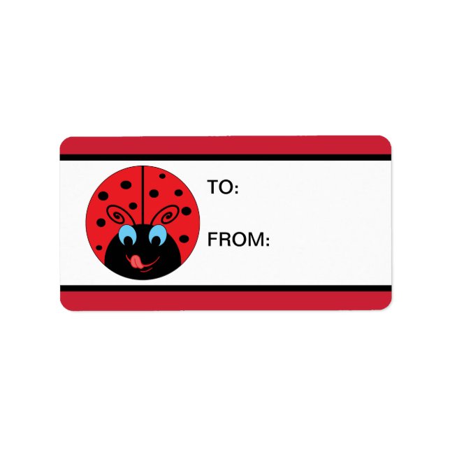 Etiqueta Ladybug (Frente)