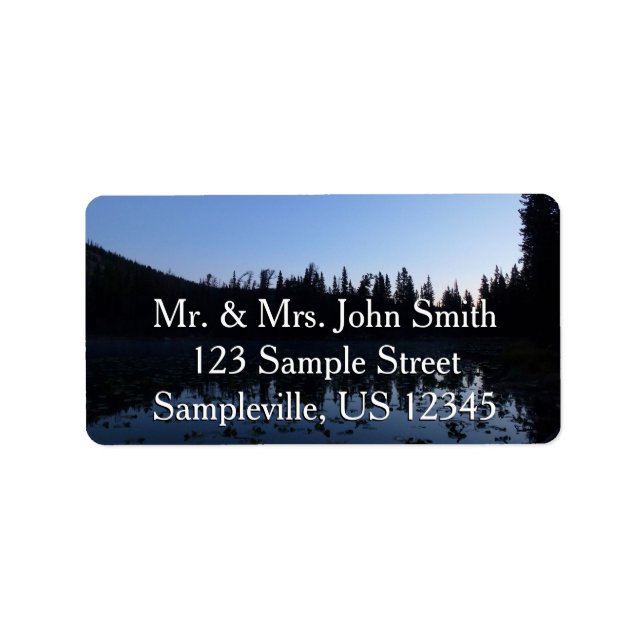 Etiqueta Lago Nymph no Dawn (Frente)