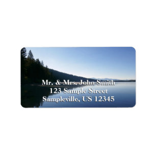 Etiqueta Lago Phelps II no Parque Nacional Grand Teton