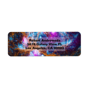 Etiqueta Lagosta Nebula ou NGC 6357, ZGOA, Endereço