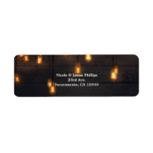 Lâmpadas Penduradas Antigas Casamento de Madeira R