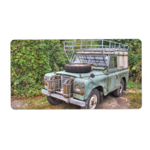 Etiqueta Land Rover Série III 109