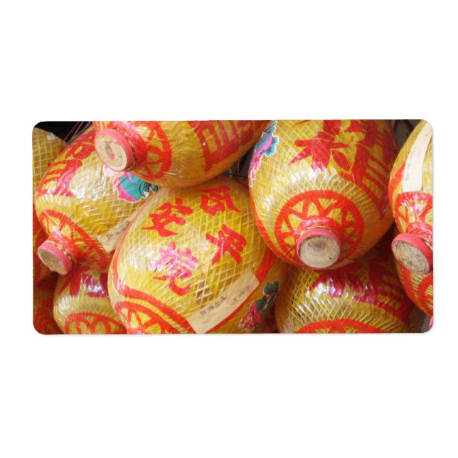Etiqueta Lanteras de Papel Chinês Sortudos (Frente)