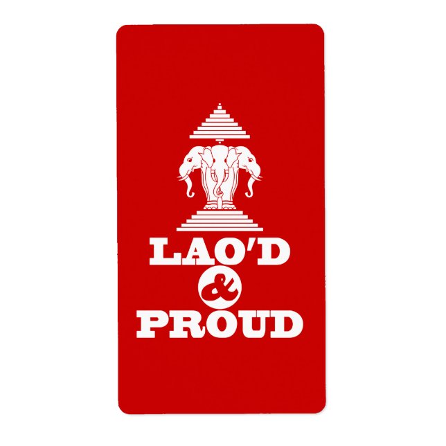ETIQUETA LAO'D E ORGULHO (Frente)