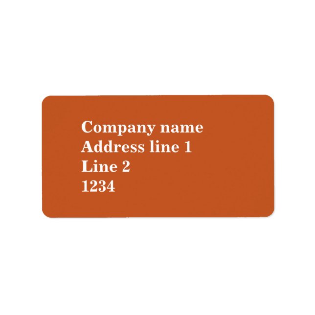 Etiqueta Laranja (Frente)