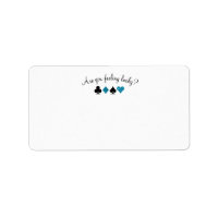 Las Vegas Destination Blue Glitter Mail