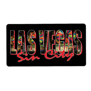Etiqueta Las Vegas Sin City