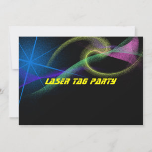 Etiqueta laser, colorida, Convite de aniversário