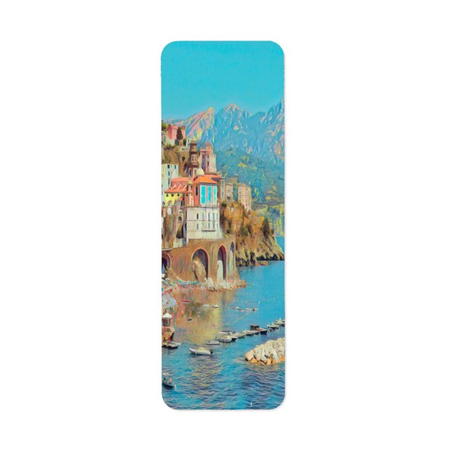 Etiqueta ldp ATRANI.- Costa Amalfi - (Frente)