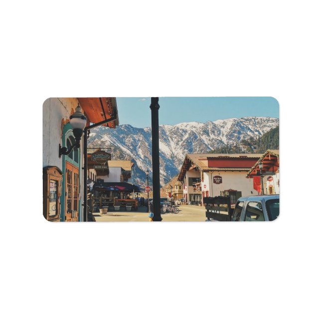 Etiqueta Leavenworth - Washington  (Frente)