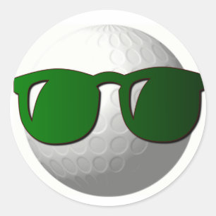 Etiqueta legal do design da bola de golfe