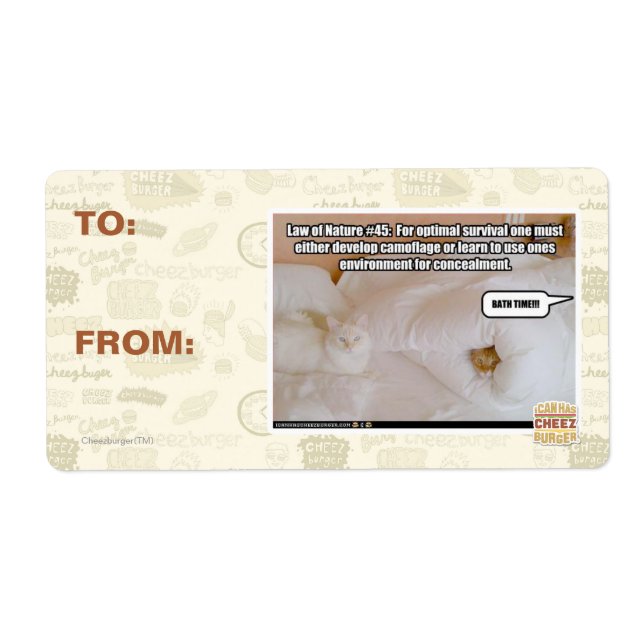 Etiqueta Lei da Natureza #45 (Frente)