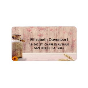 Etiqueta Leite Russo Consegue Estilo de País na Madeira